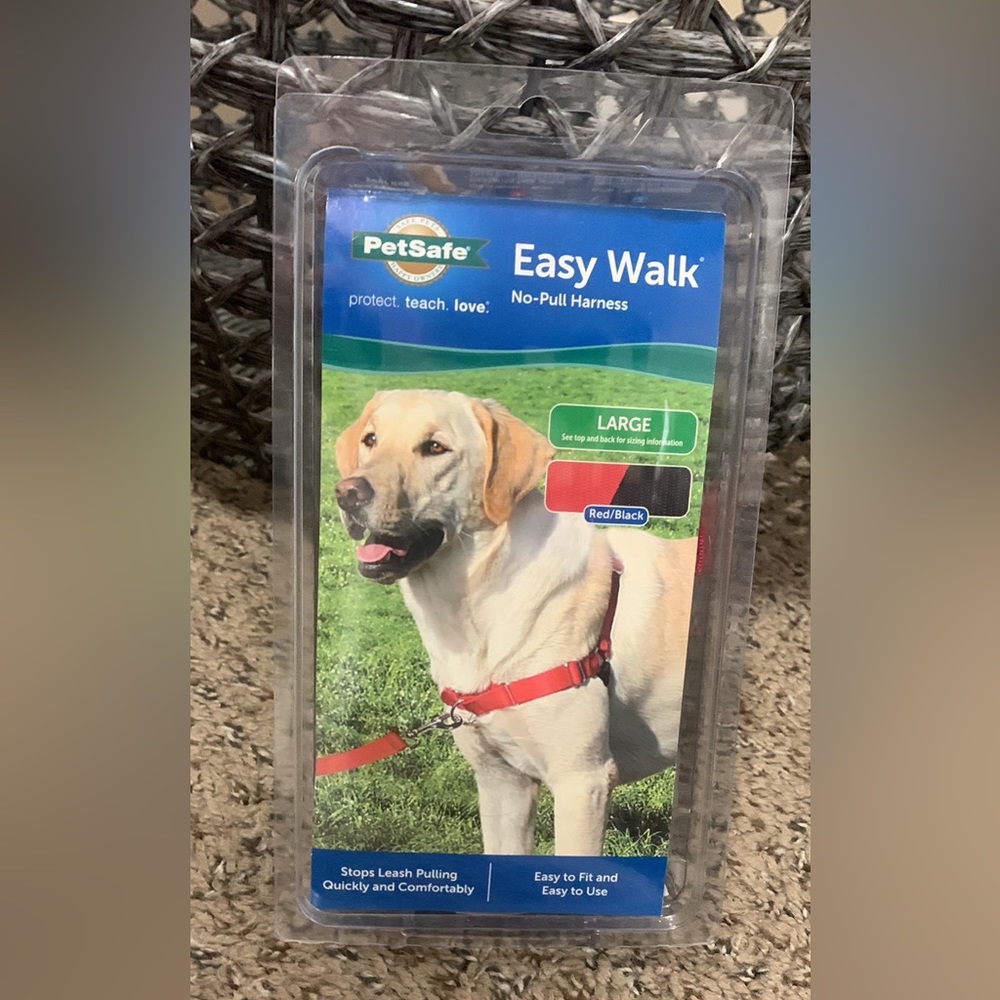 Pet Safe Easy Walk dog harness Large - New‎ in Box